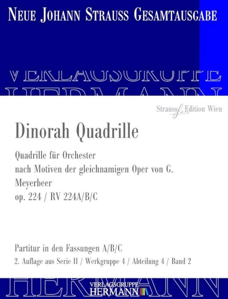 Dinorah Quadrille Op. 224 RV 224A/B/C